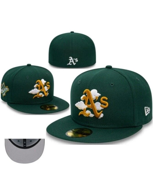 Atlanta baseball Green fitted Cap