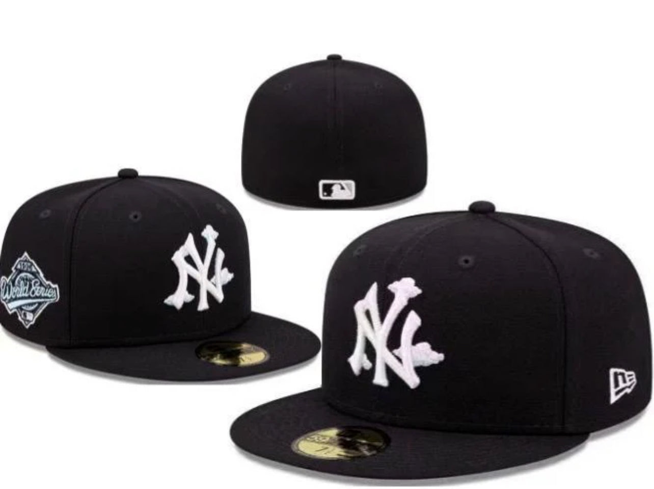 New Era New York “Black” Fitted Cap