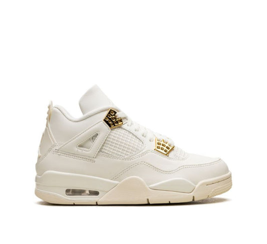 Air Jordan 4 "Sail" white & Gold