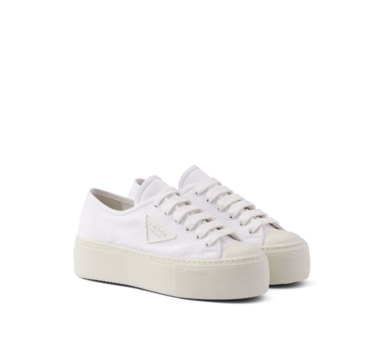 Prada lace-up sneakers “white”