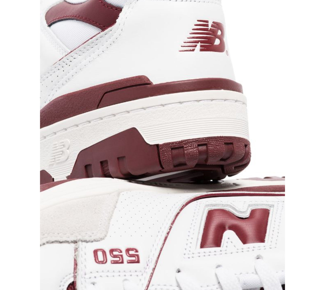 New Balance 550 "Burgundy" low-top