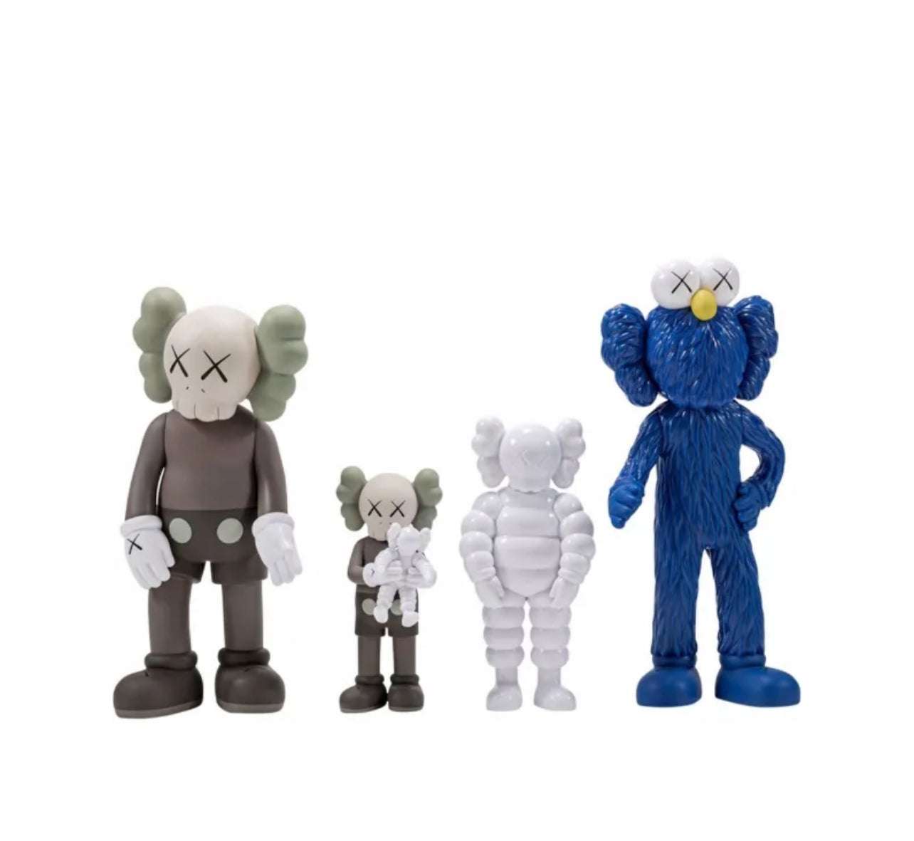 Kaws "Holiday: Hong Kong" plush set