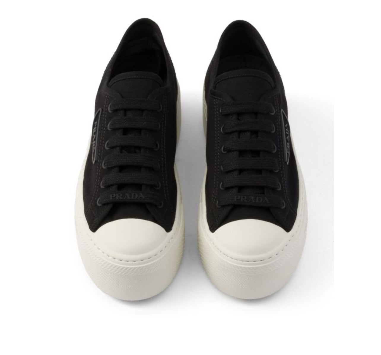 Prada lace-up sneakers “Black”