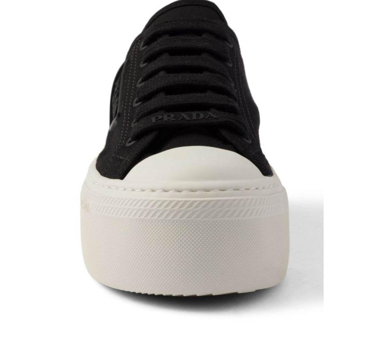 Prada lace-up sneakers “Black”