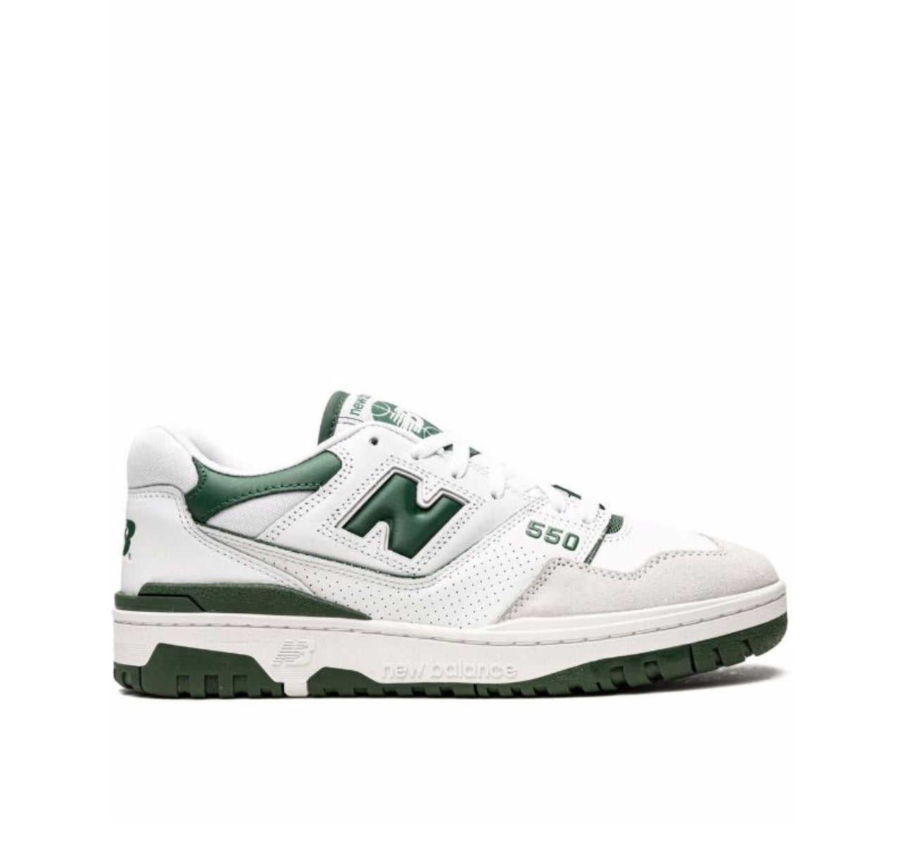 New Balance 550 "White/Team Forest Green"